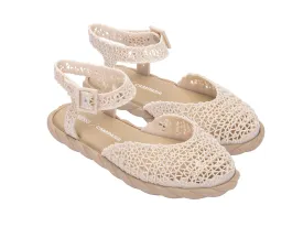 Melissa Campana Papel AD Beige Flat Espadrille Sandal For Women