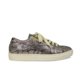 Sprint: Metallic Snake Print Leather