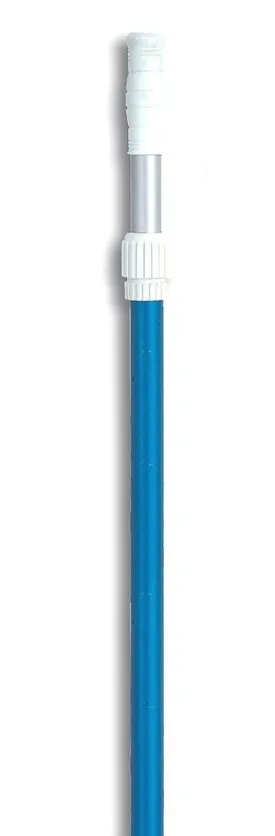 10-20' Adjustable Blue Aluminum Swimming Pool Telescopic Pole for Vacuums & Skimmers