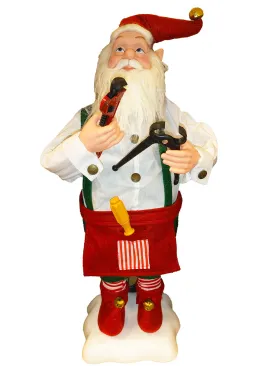 2 FT Animated Elf Santa With Pincer