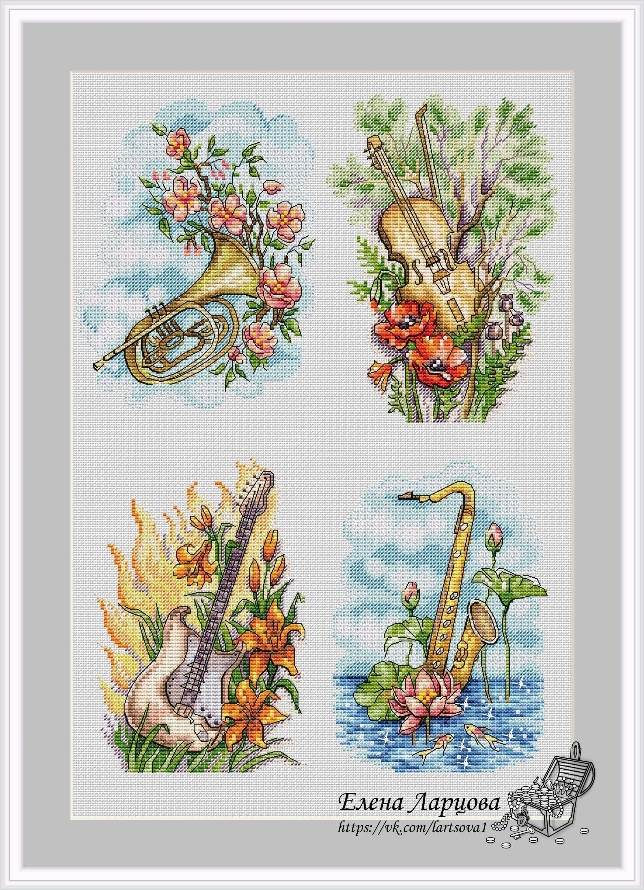 4 Forces - PDF Cross Stitch Pattern