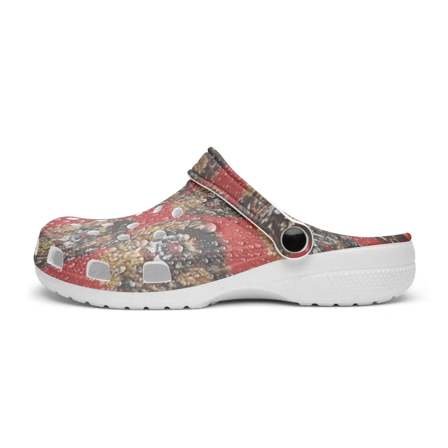 413. Rachvid Wears USA Ishi Agu All Over Printed Clogs