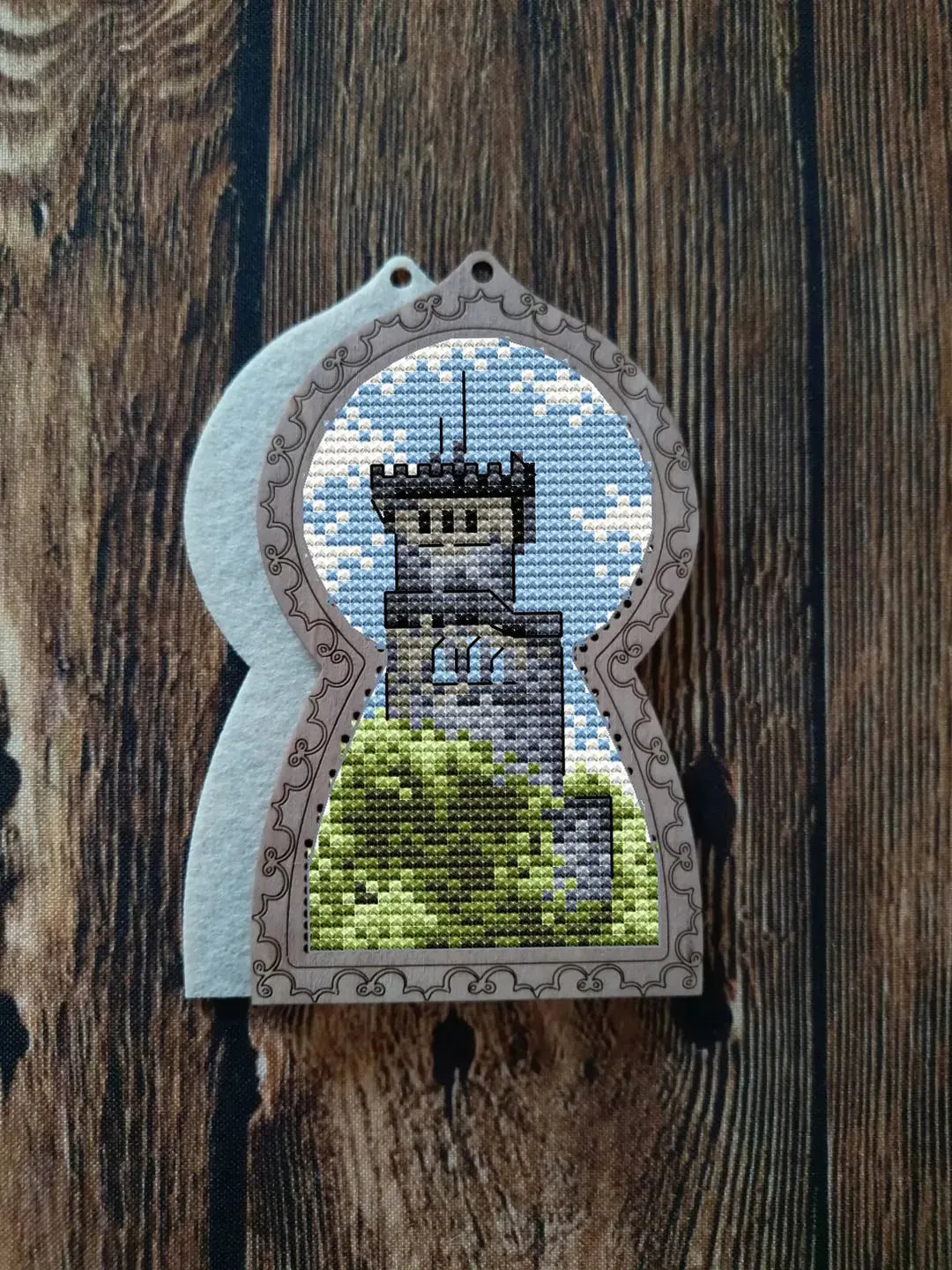 Ahun Tower - PDF Cross Stitch Pattern