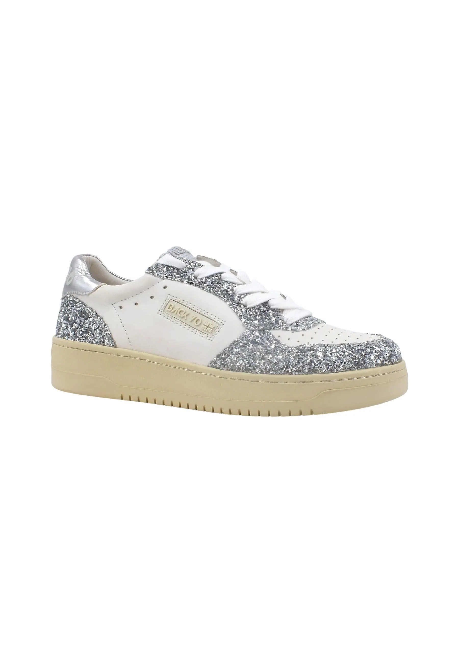 BACK70 Slam 901 Sneaker Donna Glitter Silver 108001