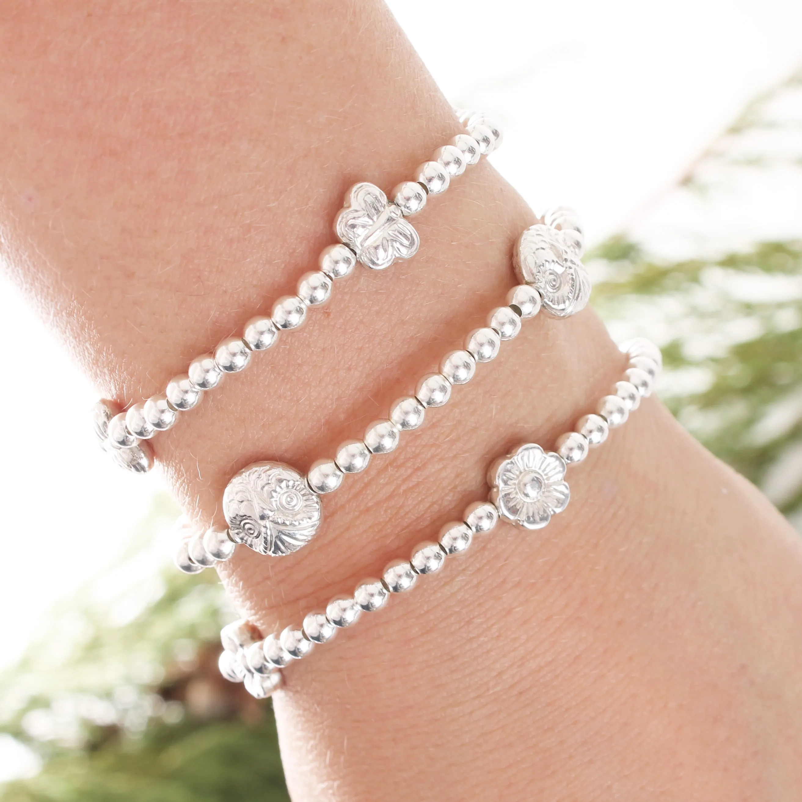 Balance Ball Bracelet in Sterling Silver