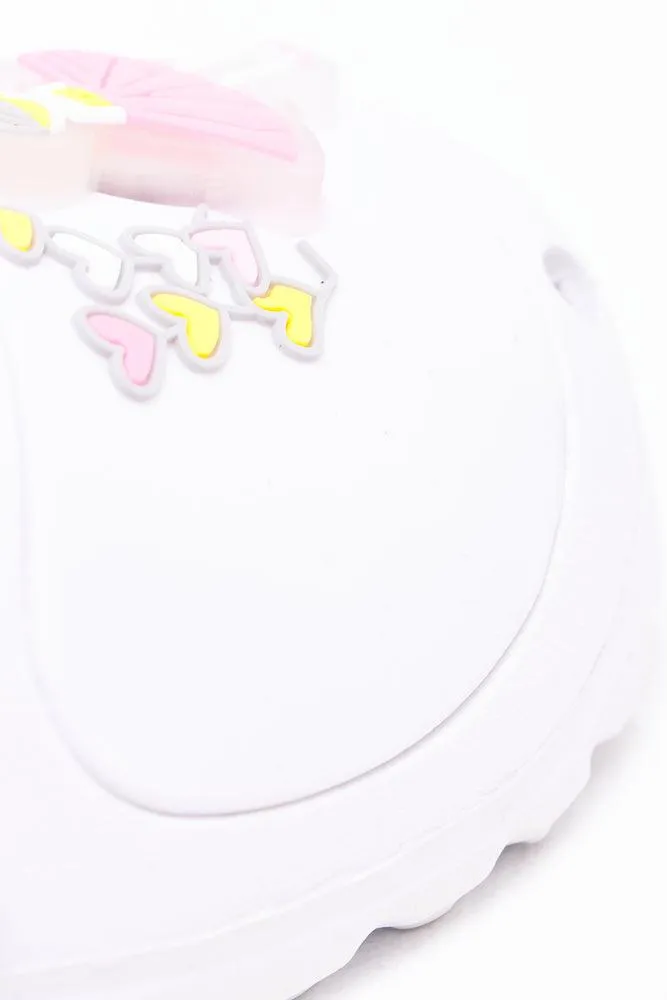 Ballerina Light Up Clog White