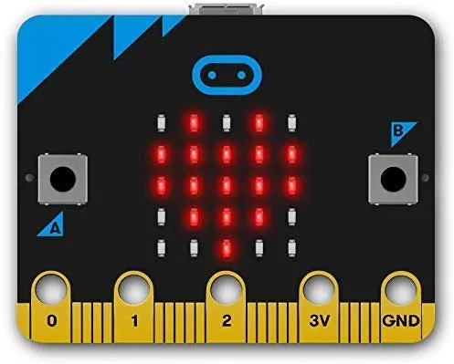 BBC Micro:Bit V2.1 Go Kit - Includes micro:bit Board, MicroUSB Cable, and Battery Pack