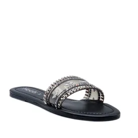 Black Casual Slipper 000379