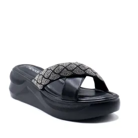 Black Casual Slipper 074188