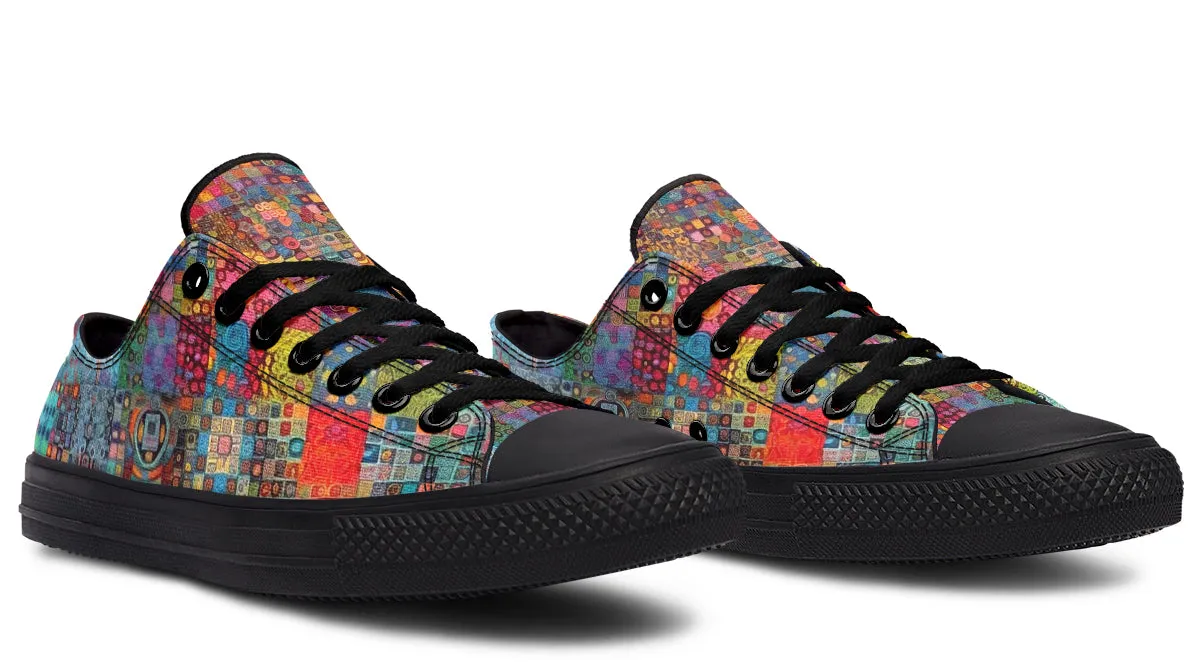 Blotter Patch Fuzz Low Top Shoes