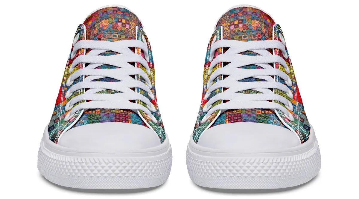 Blotter Patch Fuzz Low Top Shoes