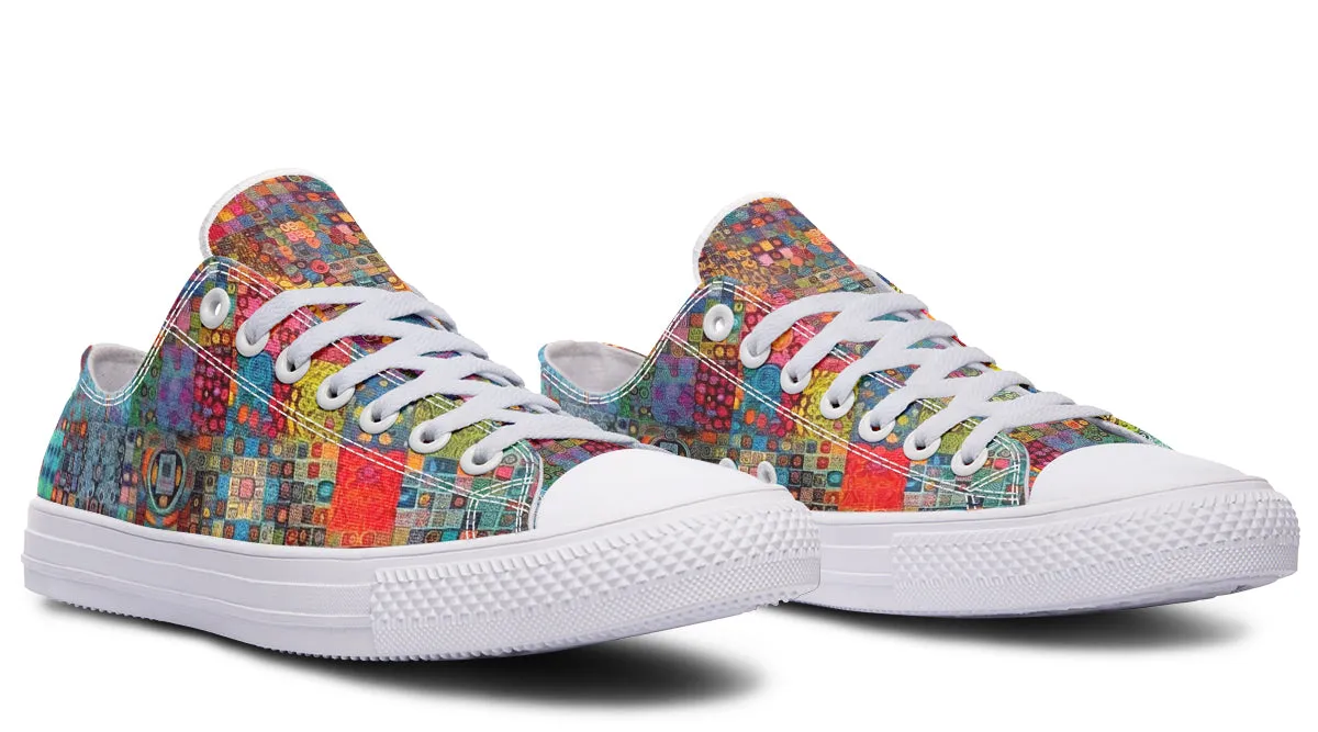 Blotter Patch Fuzz Low Top Shoes