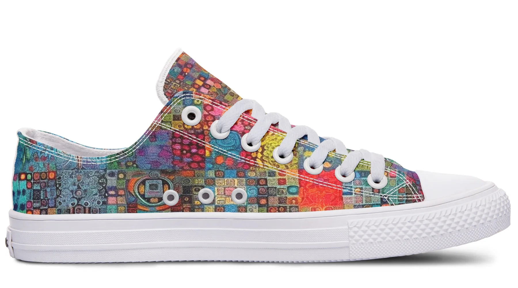 Blotter Patch Fuzz Low Top Shoes