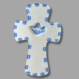 Blue Baptism/Communion/Confirmation Cross