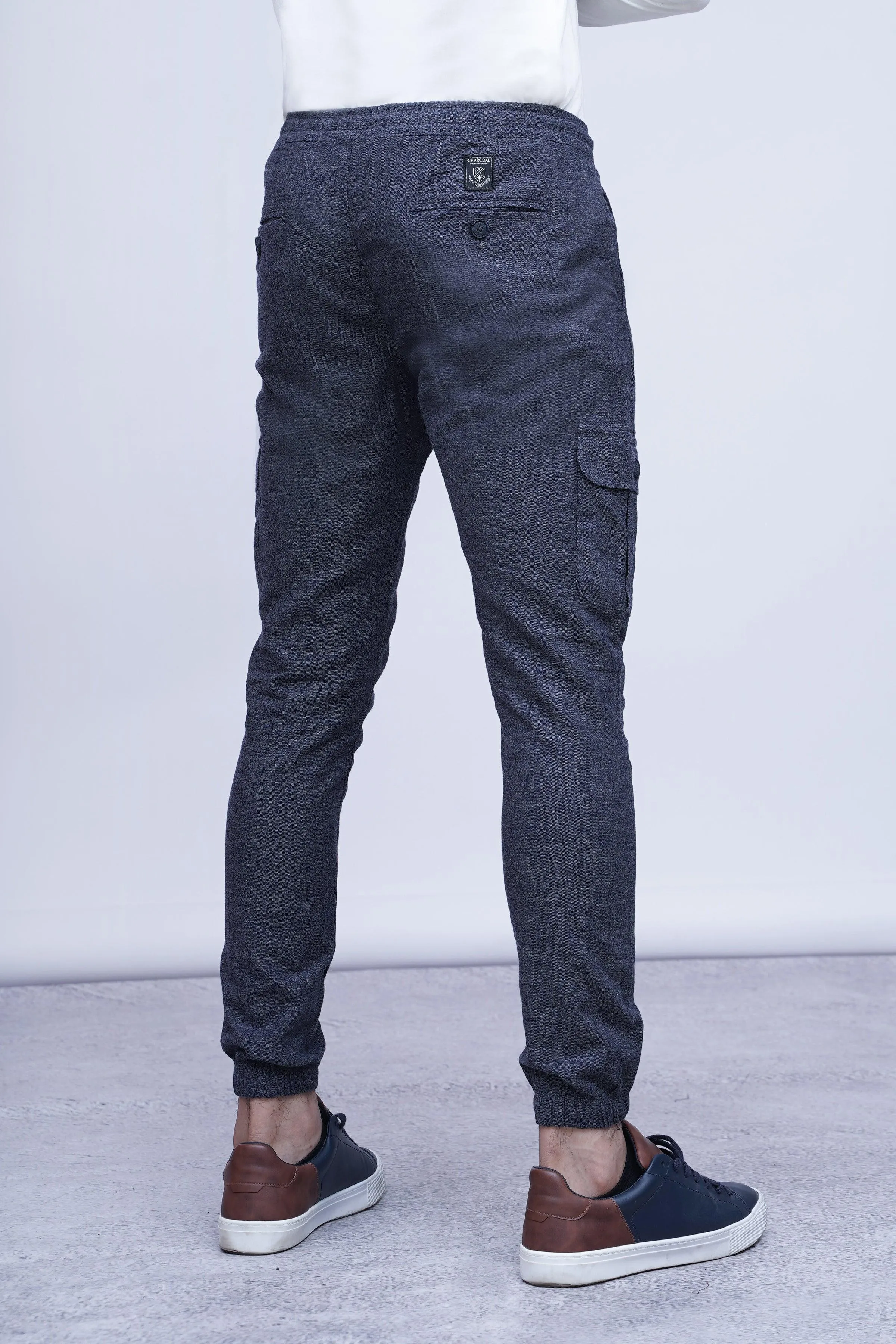 CASUAL JOGGER TROUSER BLUE GREY