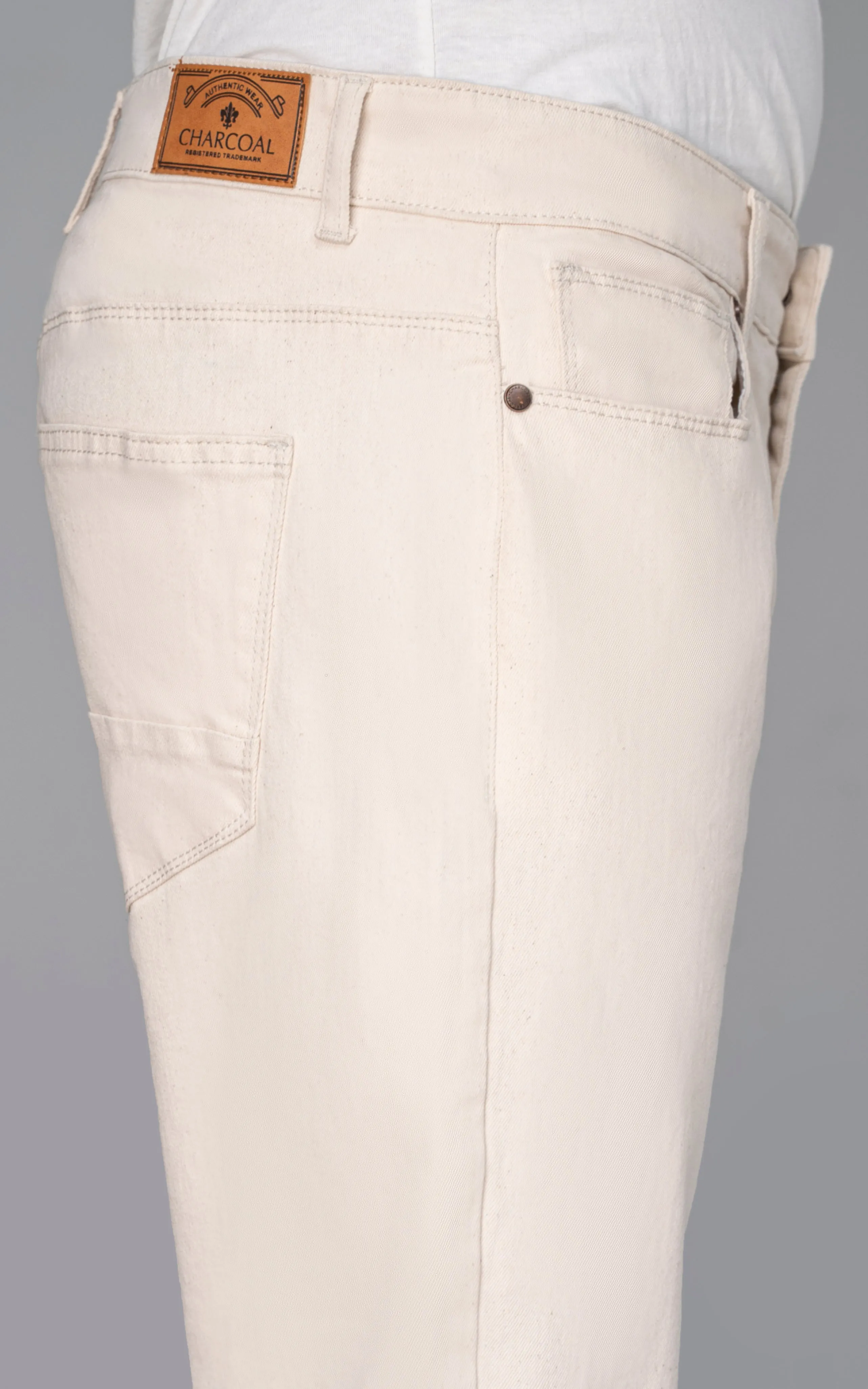 CASUAL PANT 5 POCKET ECRU