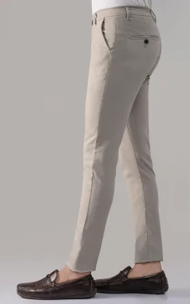 CASUAL PANT CROSS POCKET ECRU WHITE