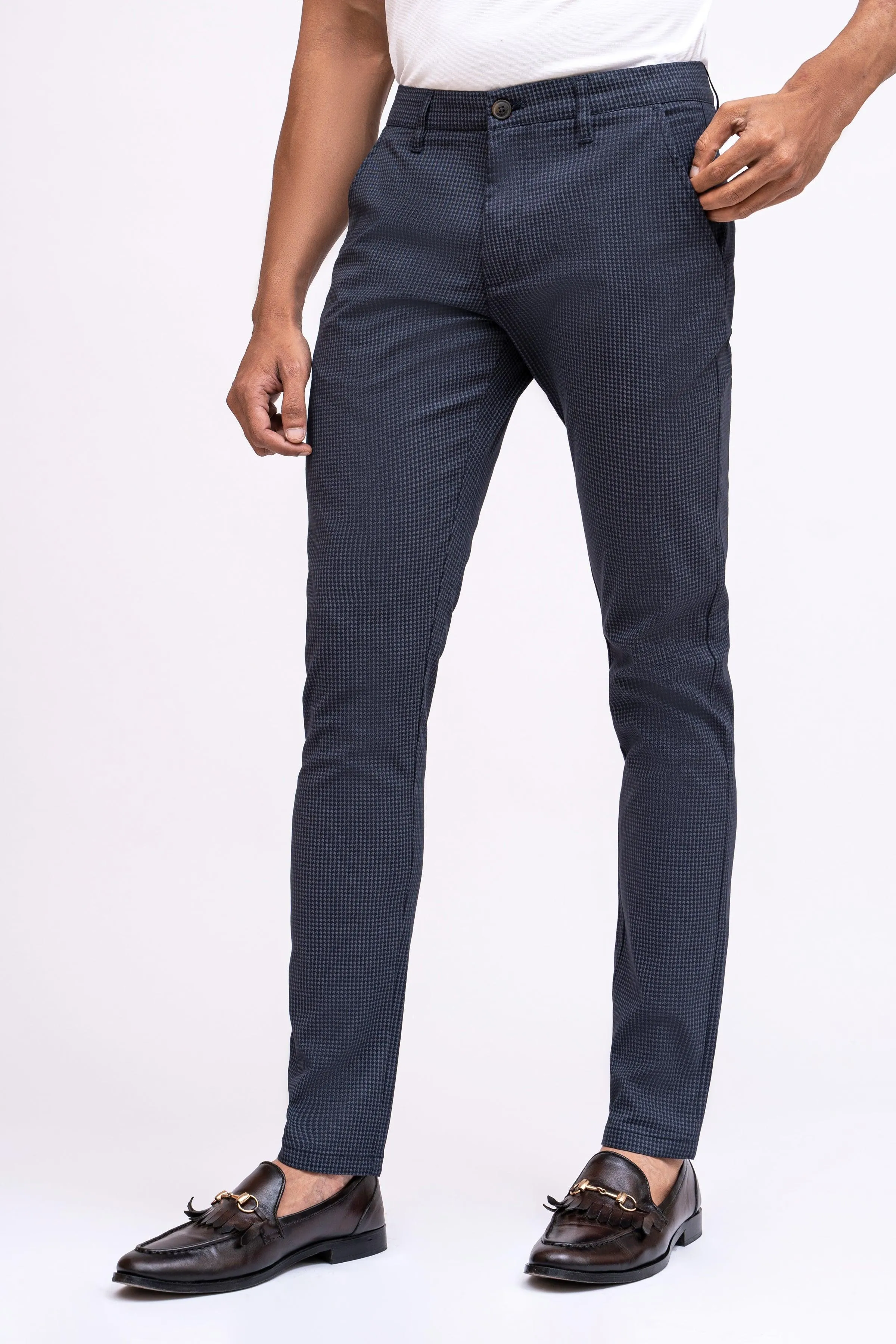 CASUAL PANT CROSS POCKET NAVY