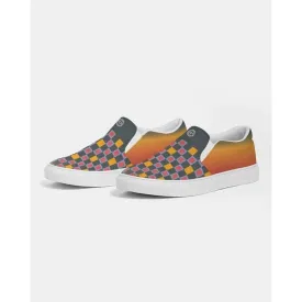 Catchflo Mens Brookietown Slip-On Canvas Shoe