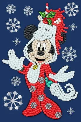 CCK-10x15DNY02: Festive Minnie 10x15cm card