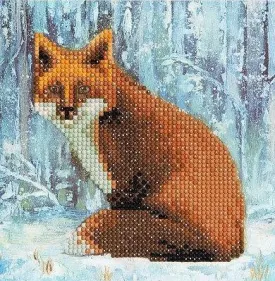 CCK-A9. "Winter Fox" Crystal Card Kit