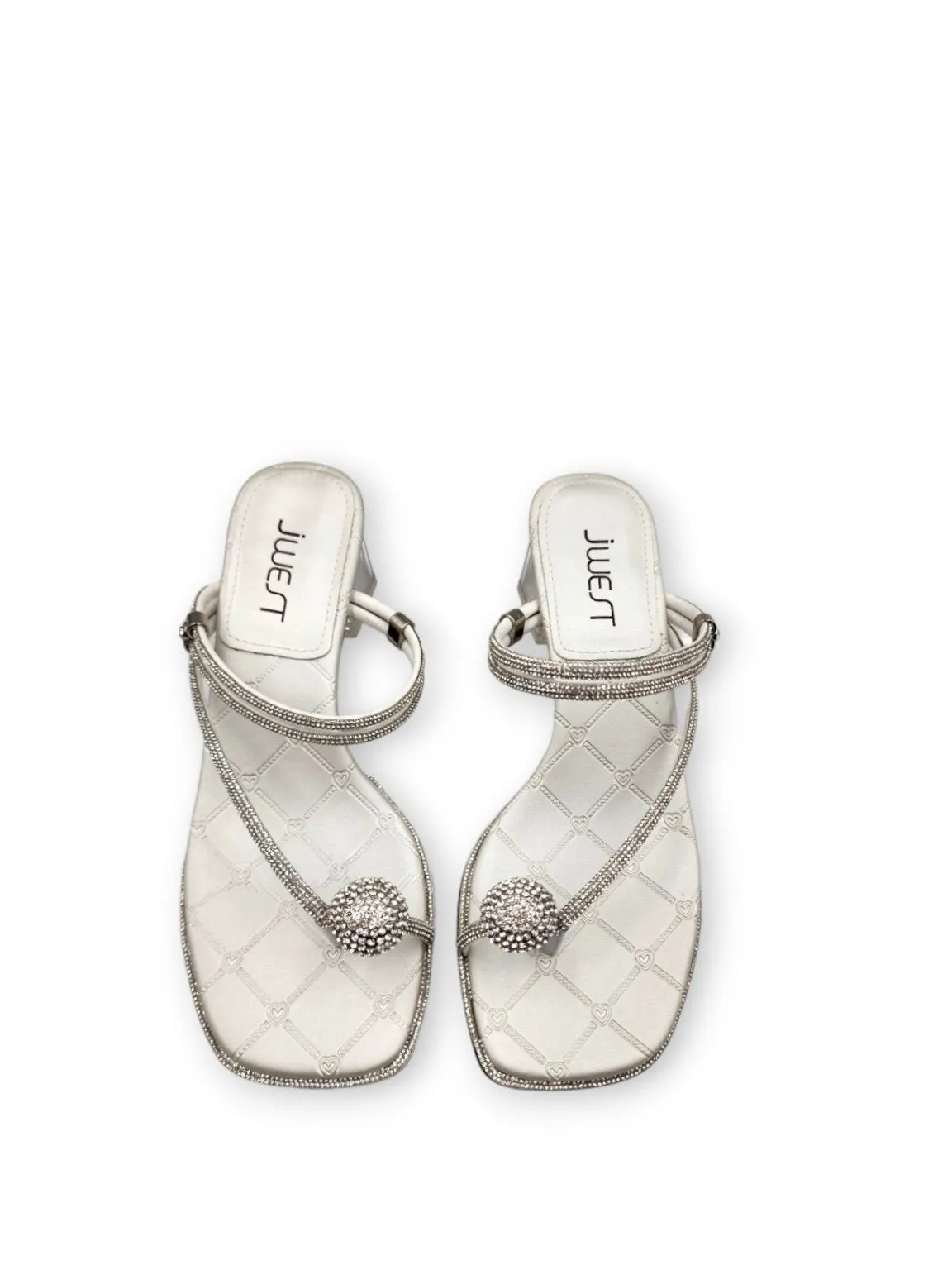 Crystal Jasmine Mid Block Sandal