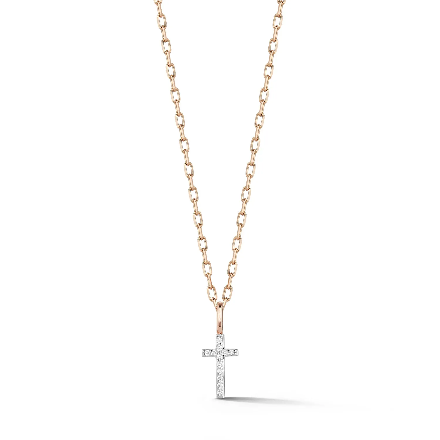 DORA 18K ALL DIAMOND MINI CROSS