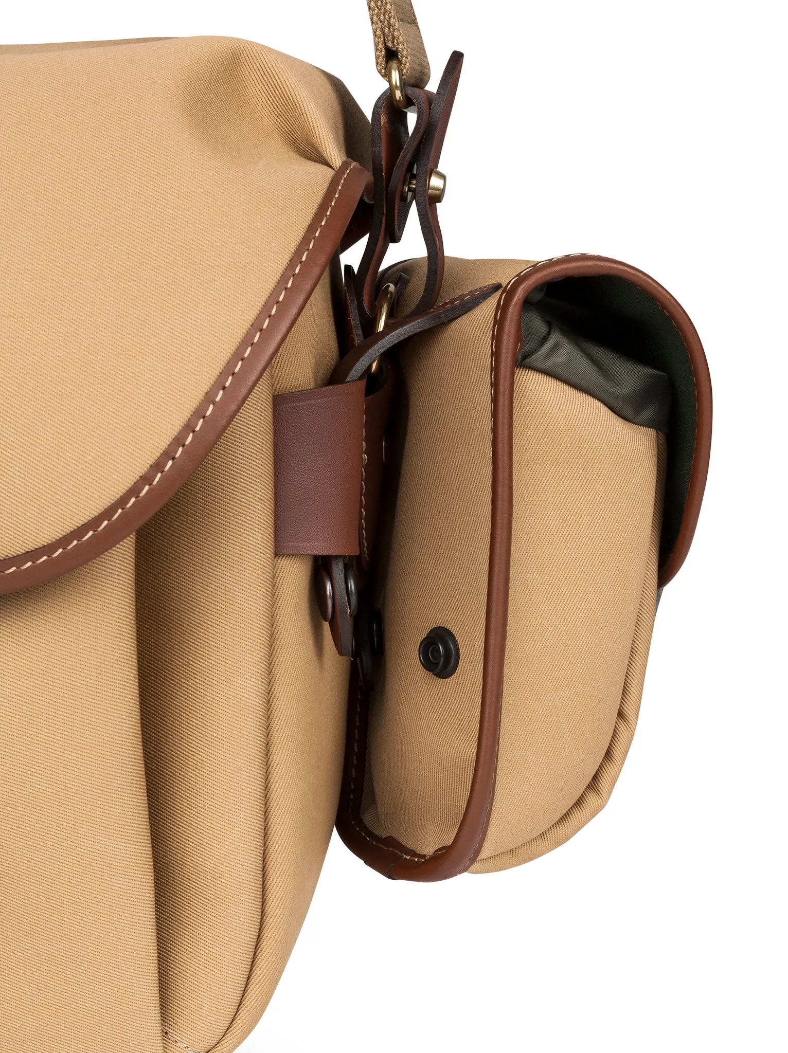 End Pockets - Khaki Canvas / Tan Leather / AVEA 7