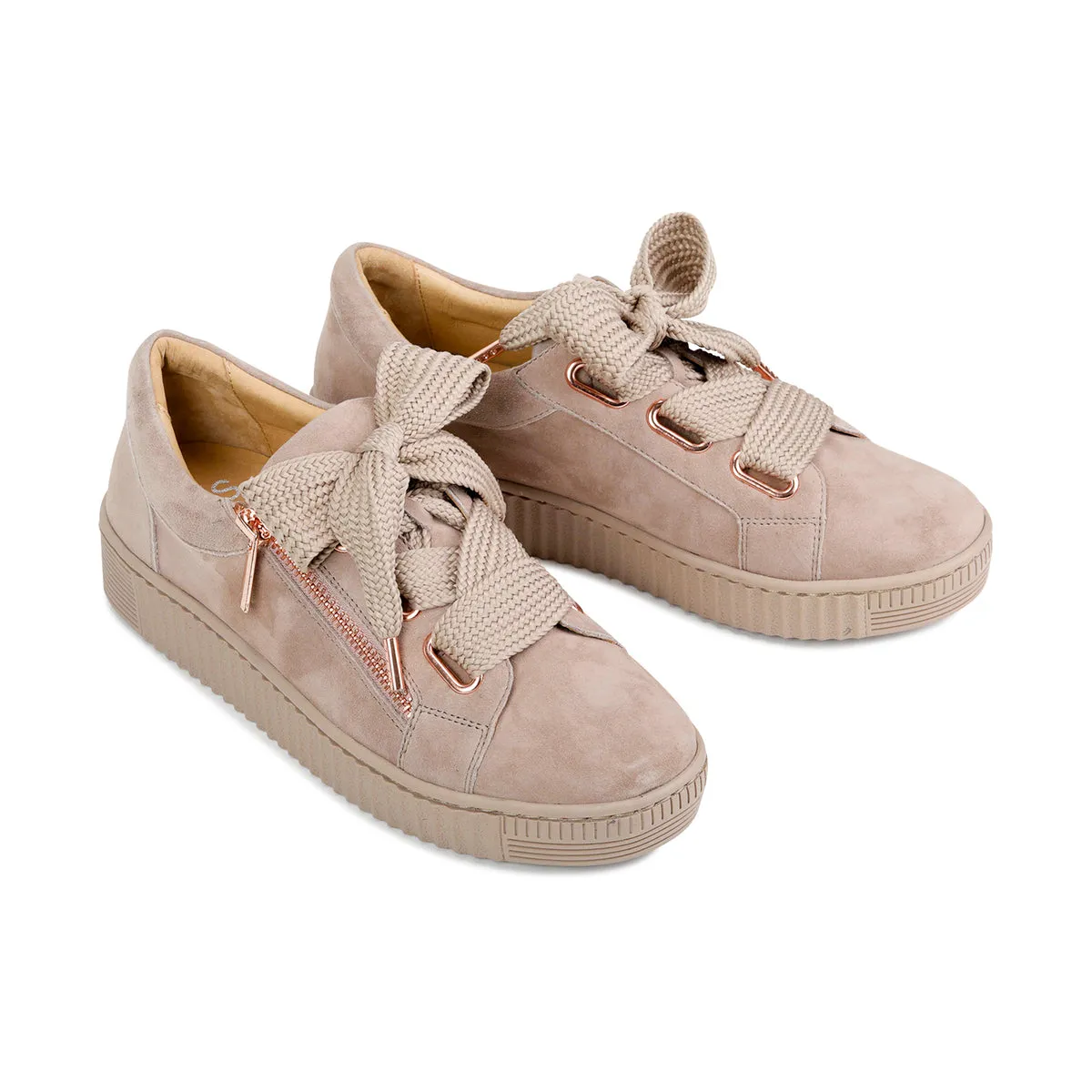 EOS Jovi Rosette Suede Leather Casual