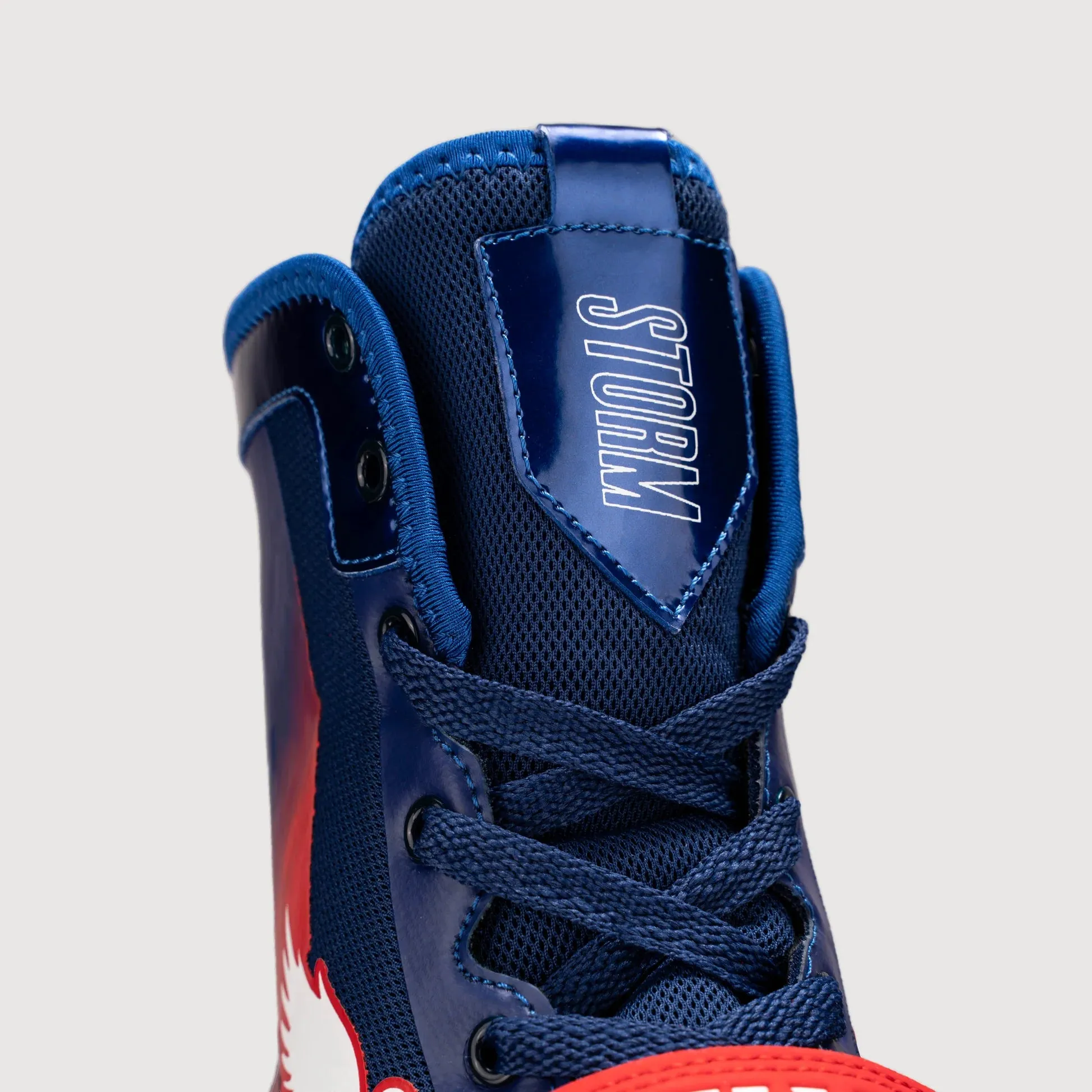 FLY STORM BOOTS BLUE/WHITE/RED