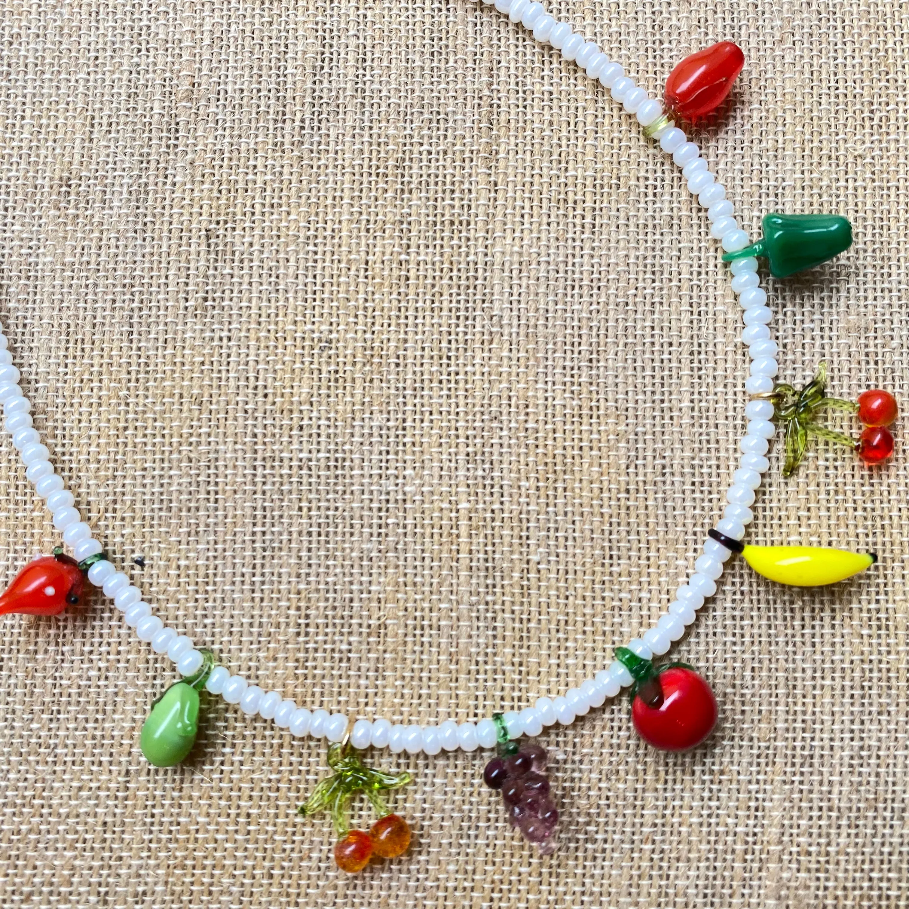 Glass Fruit Necklace Kit