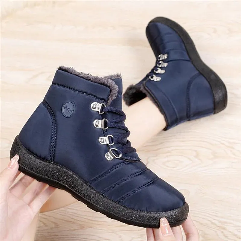 Groovywish Winter Snow Boots Plush Women Orthopedic Shoes