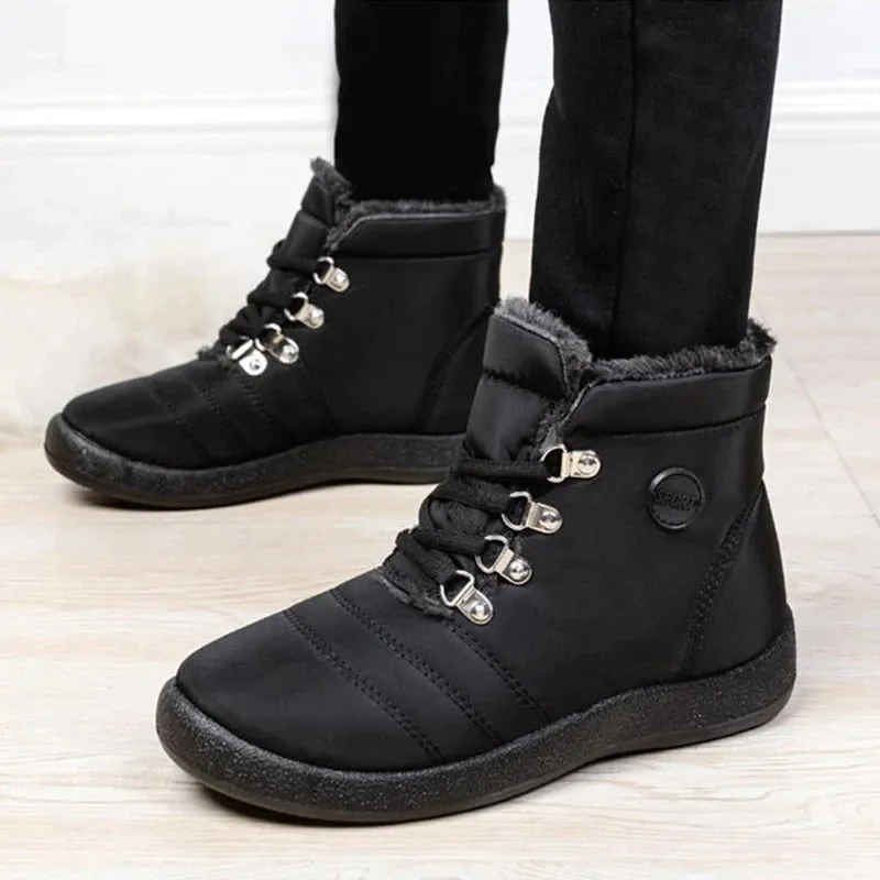 Groovywish Winter Snow Boots Plush Women Orthopedic Shoes