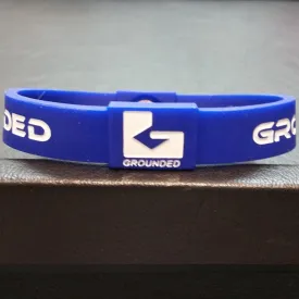 Grounded Energetic Wristband (Blue/White)