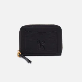 Hart Card Case In Pebbled Leather - Black