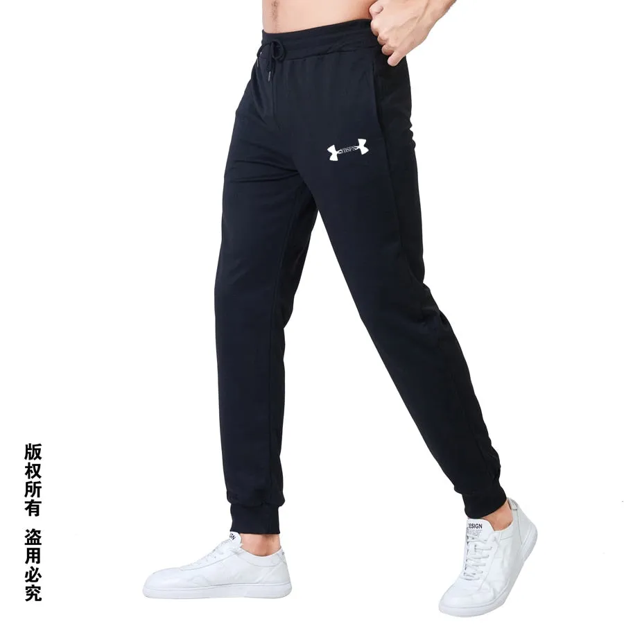 Jogging Pants Men Slim Fit Soccer Sweatpants New Workout Running Tights 2021 Summer Joggers Men's Gym Training Sport Trousers