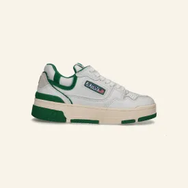 LOW SNEAKER CLC  | White / Suede Green