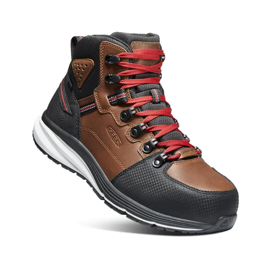 Men's Red Hook Waterproof Boot (Carbon Toe)  |  Tobacco/Black