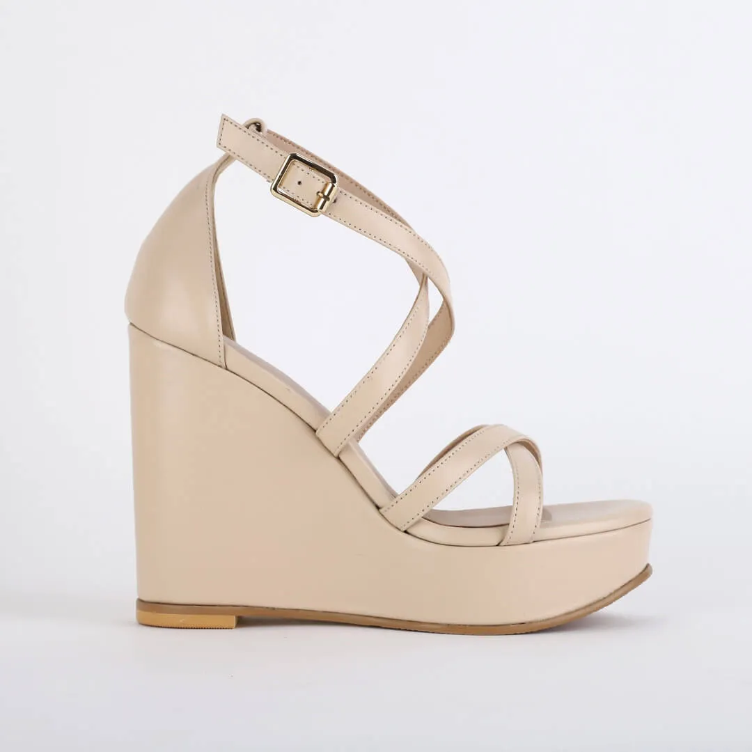 *MYIA - beige, 11cm size UK 2.5