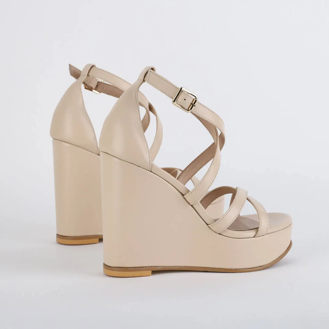 *MYIA - beige, 11cm size UK 2.5