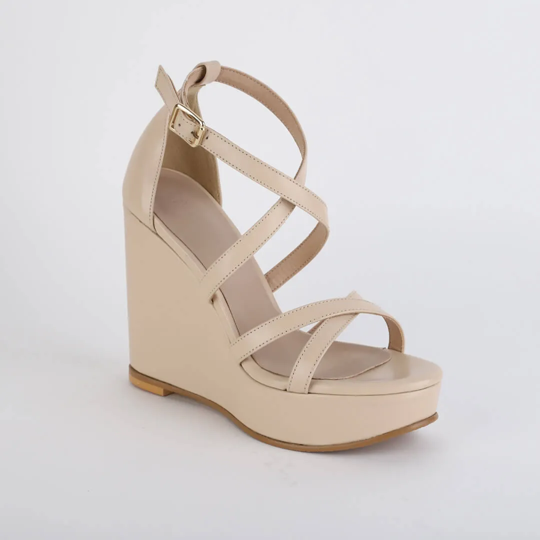 *MYIA - beige, 11cm size UK 2.5