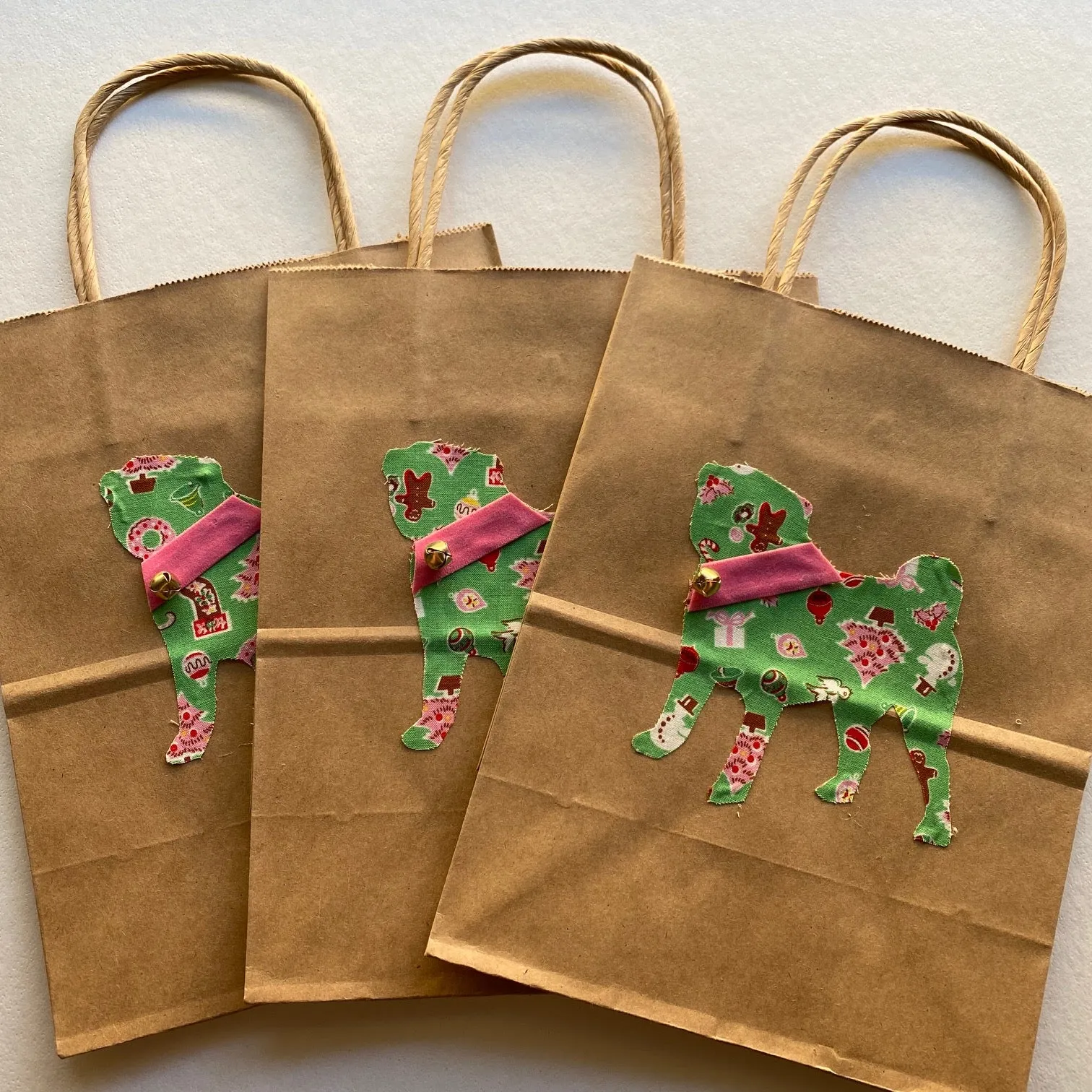 Pug Kraft Gift bags