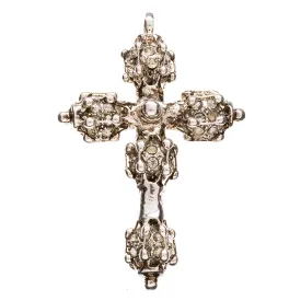 SG Liquid Metal RTCR2B-AS (Antique Silver Finish) Cross Pendant by Sergio Gutierrez