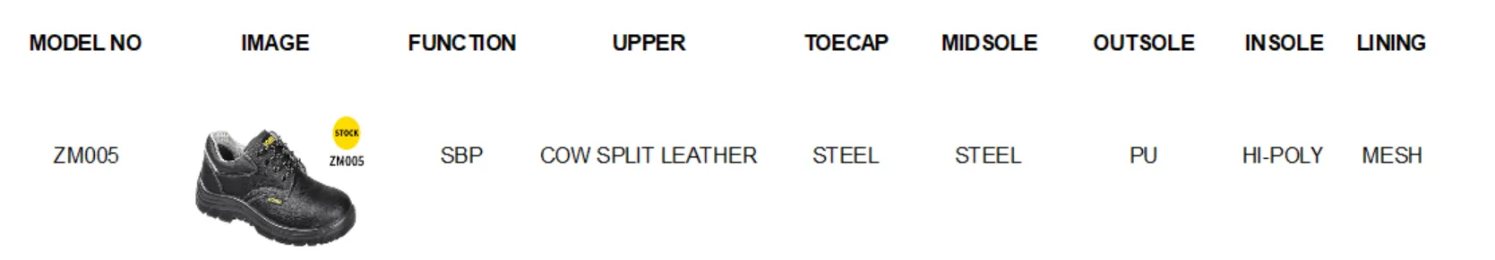 Somo ZM005 Safety Shoe