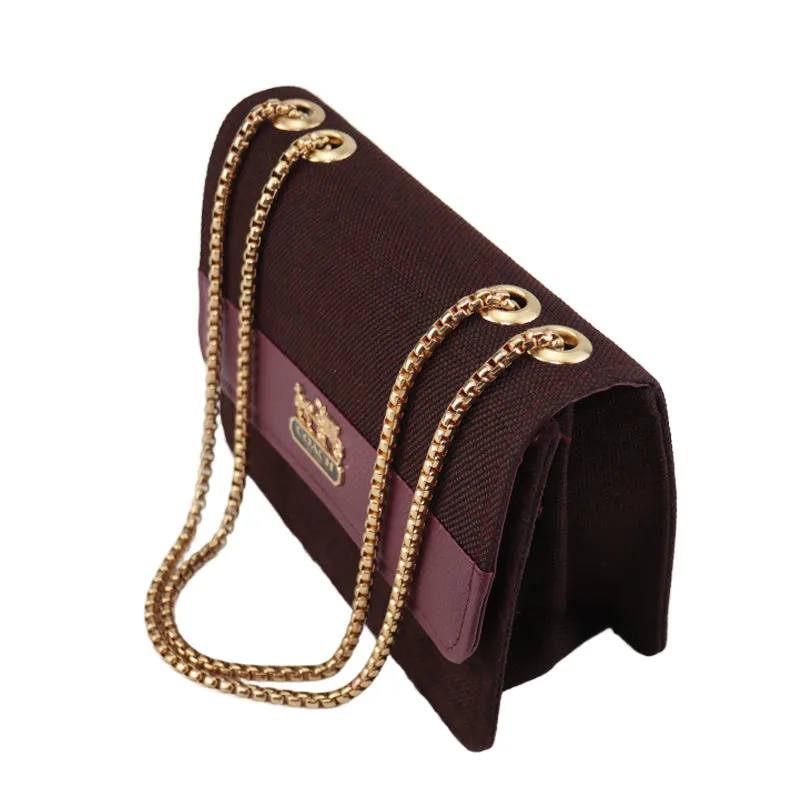 Stylish crossbody Purse with Gold Chain