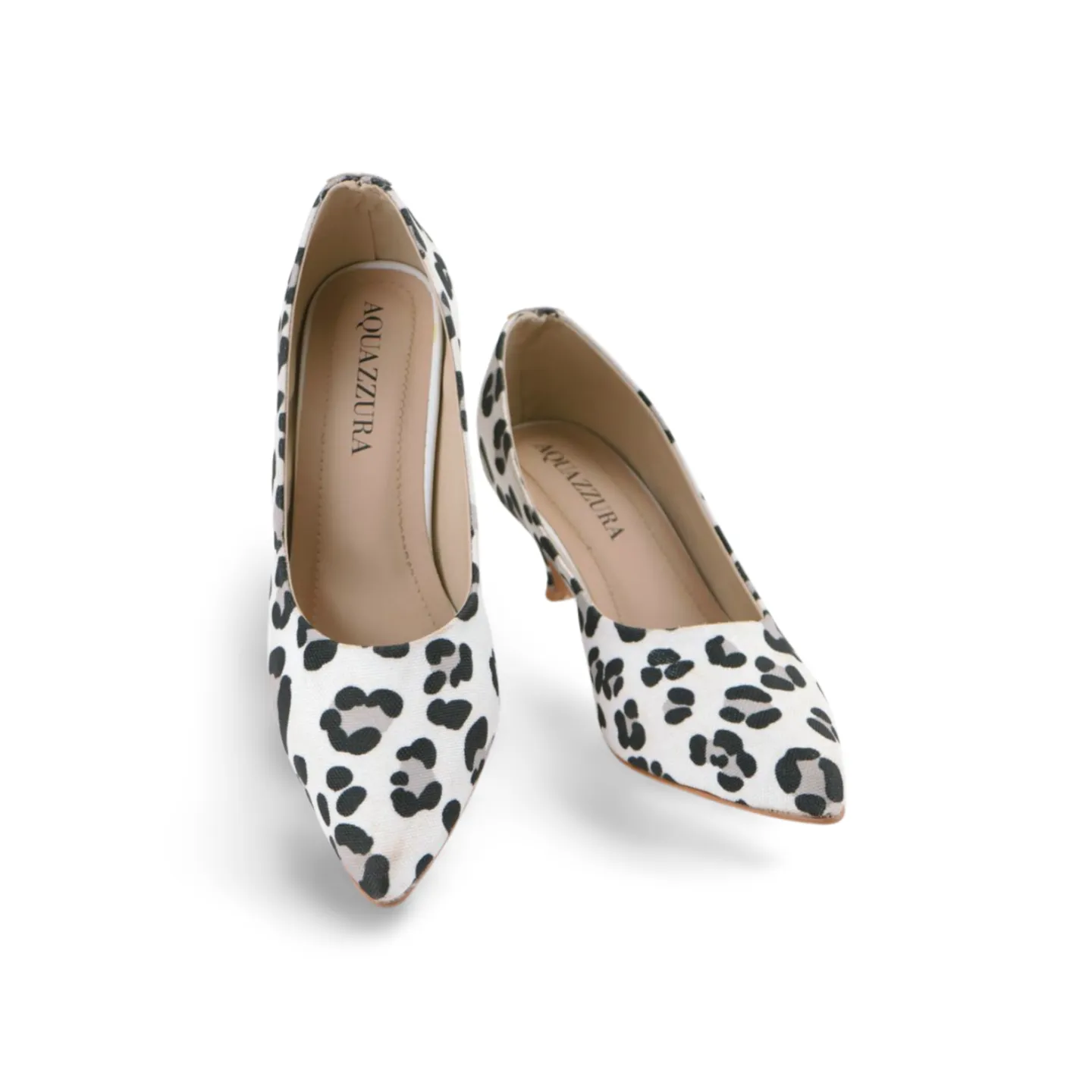 Stylish Leopard Print Kitten Heels -1019