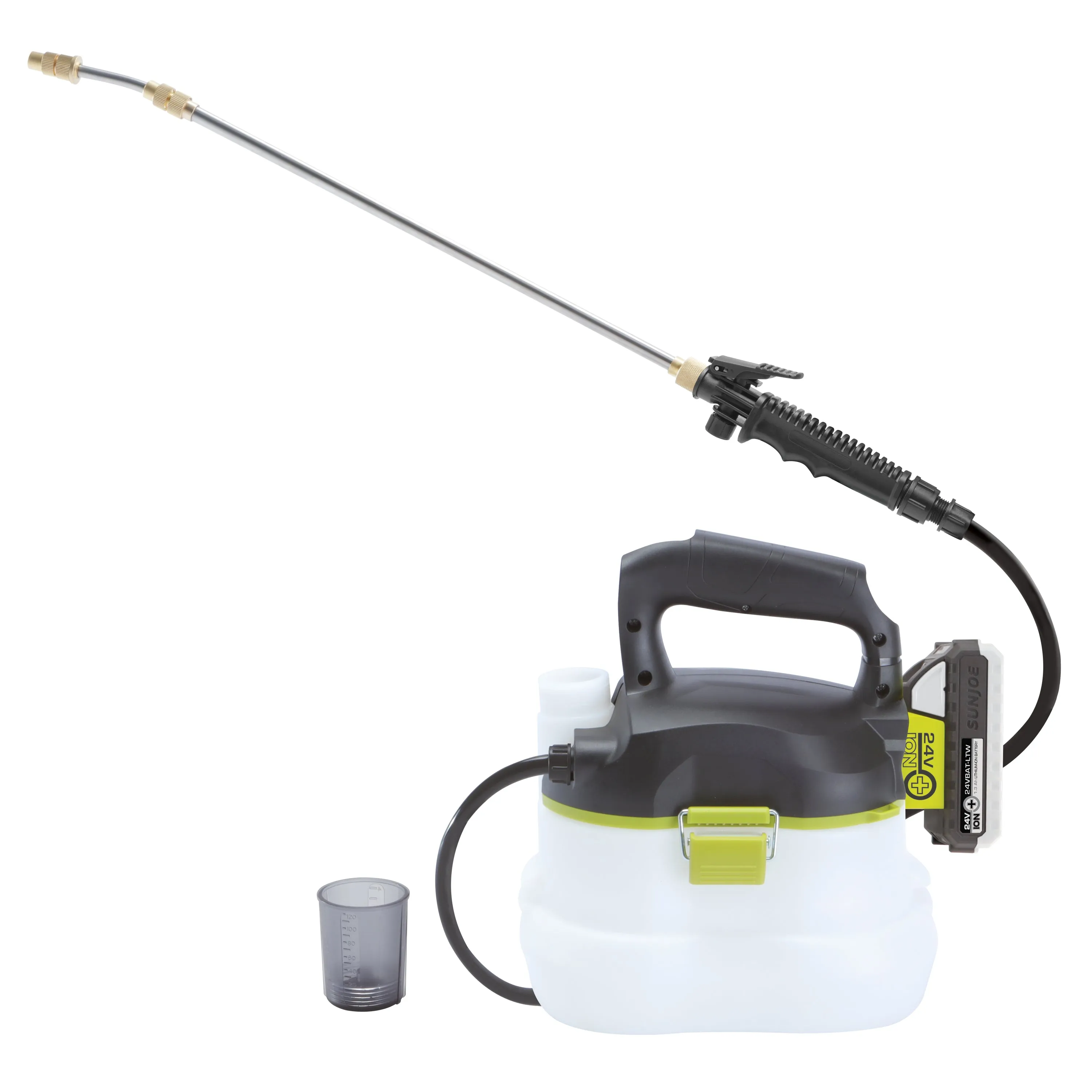 Sun Joe SPRAY-BDL Chemical  Sprayer Starter Kit | Includes 24-Volt Multi-Purpose Chemical Sprayer and 1 Gallon Cleaner Concentrate