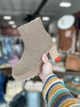 The Taupe Aubrey Bootie