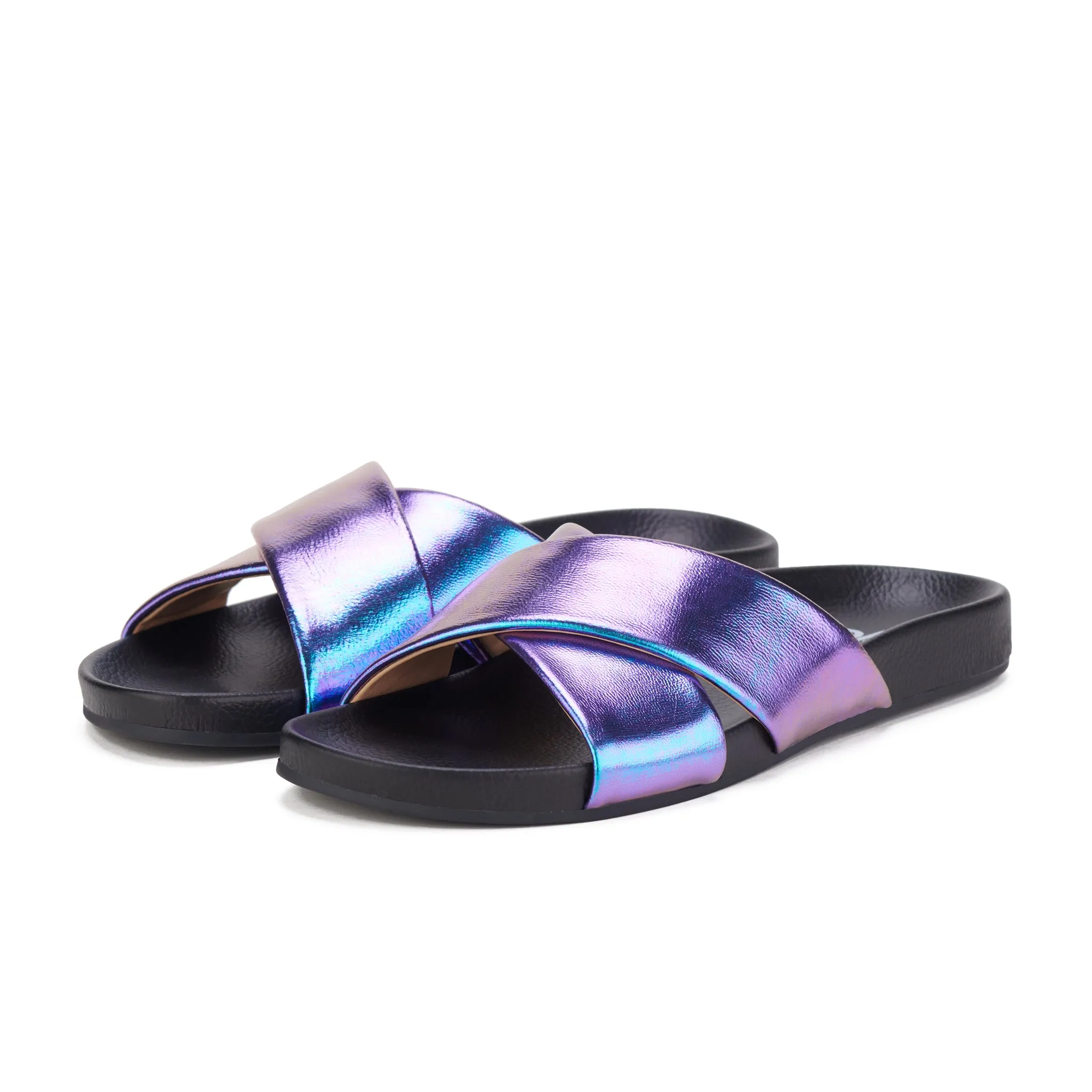 Tide Cross Slide Purple Chrome