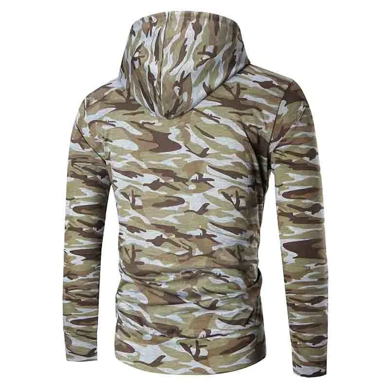 Winter Camoflage Casual Hoodie